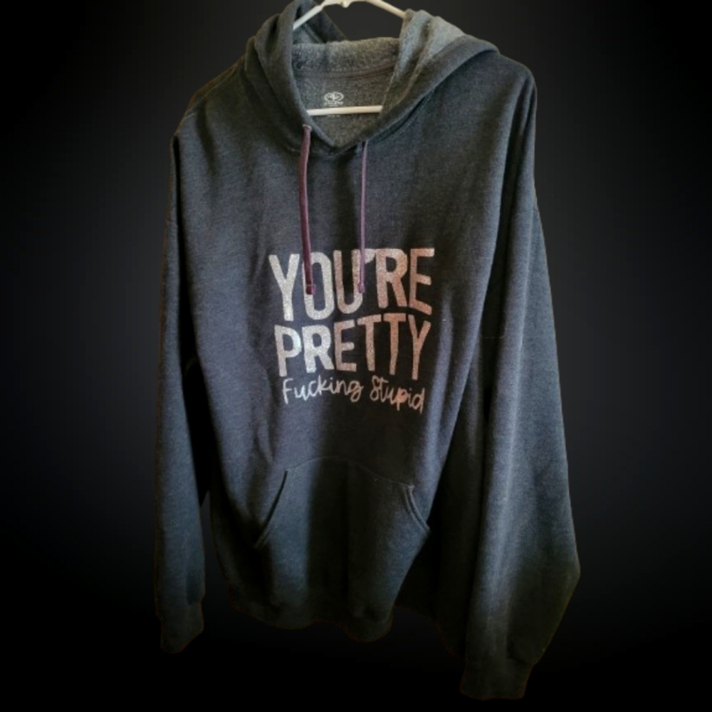 YOU'RE PRETTY fucking stupid Hoodie